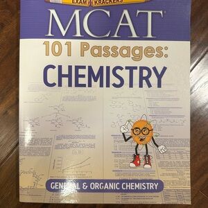 MCAT Chemistry Book - White and Orange